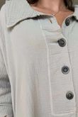 Made in Italy Paulo Pillow Cotton Sailor Dress Stone /9 =